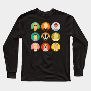 Mini Portraits of Bill Long Sleeve T-Shirt